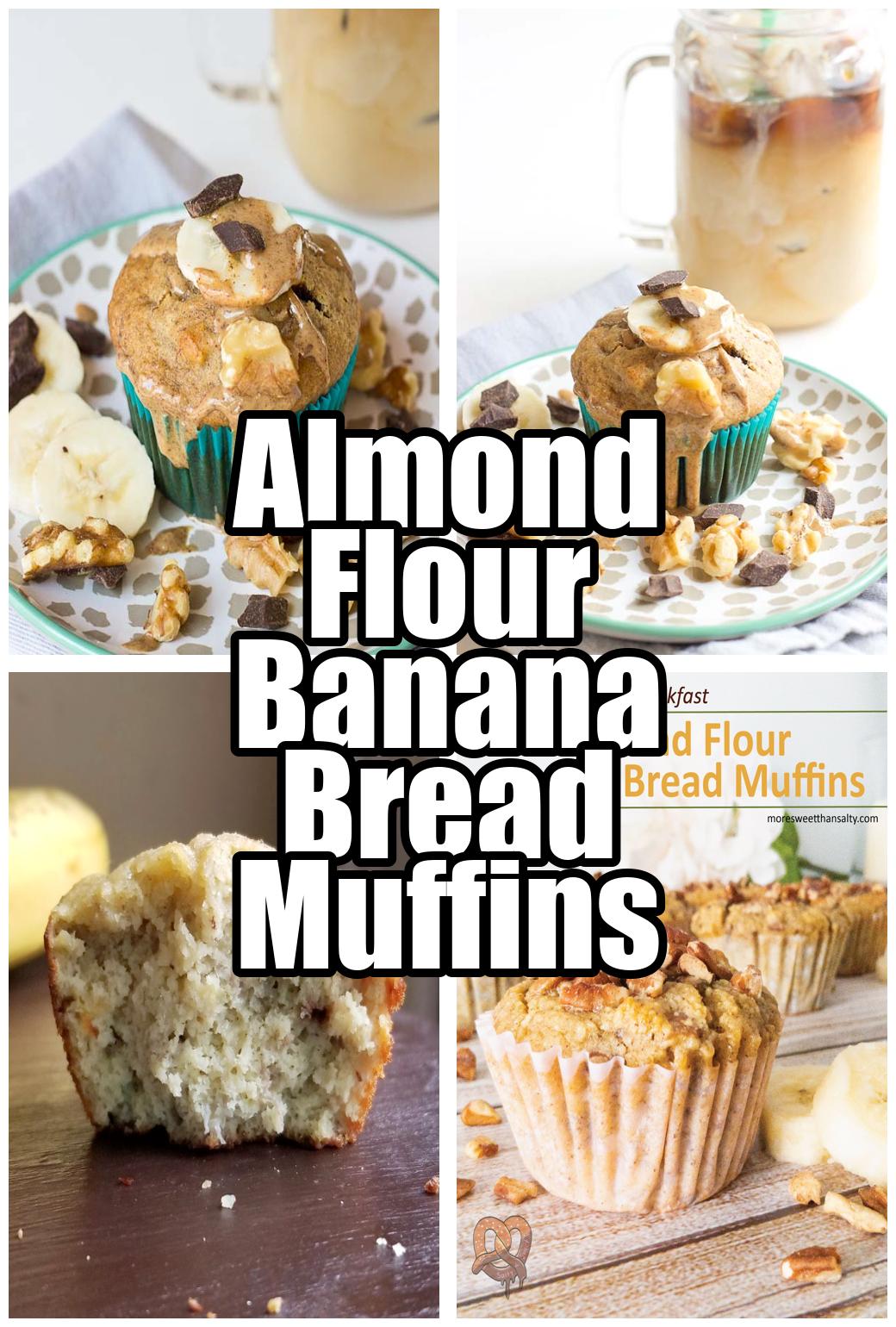 Almond Flour Banana Bread Muffins