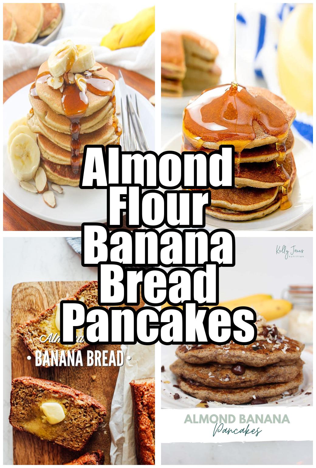 Almond Flour Banana Bread Pancakes