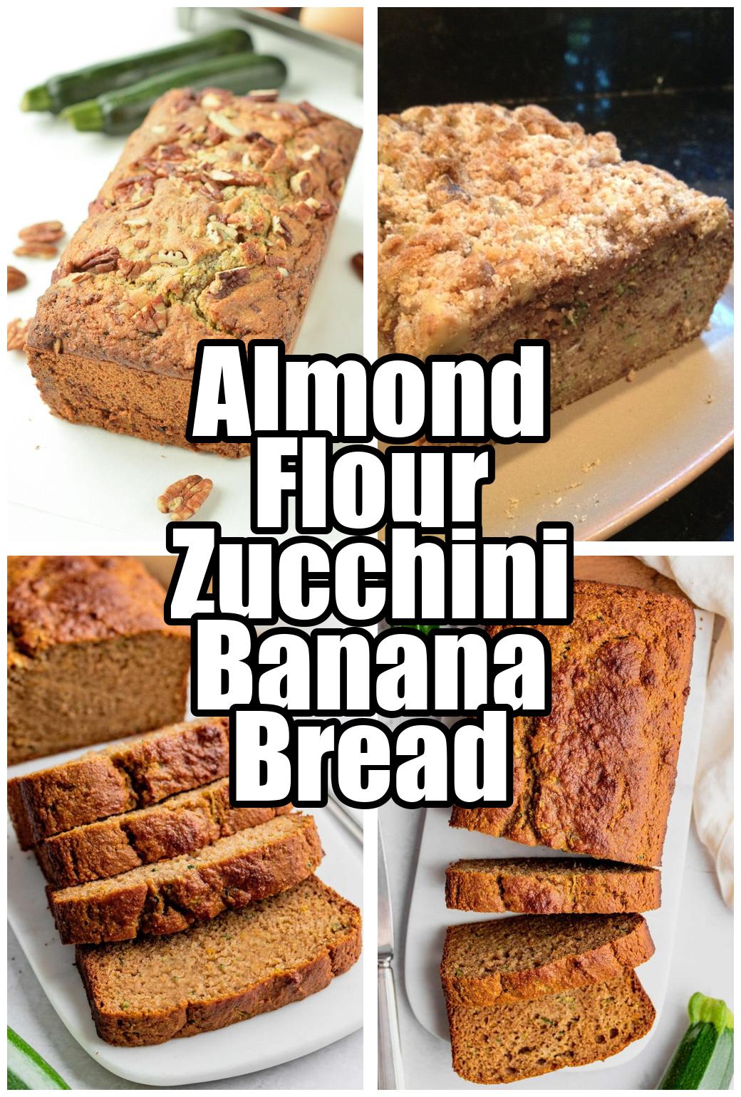 Almond Flour Zucchini Banana Bread