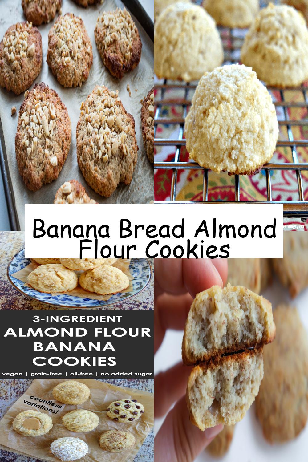 Banana Bread Almond Flour Cookies