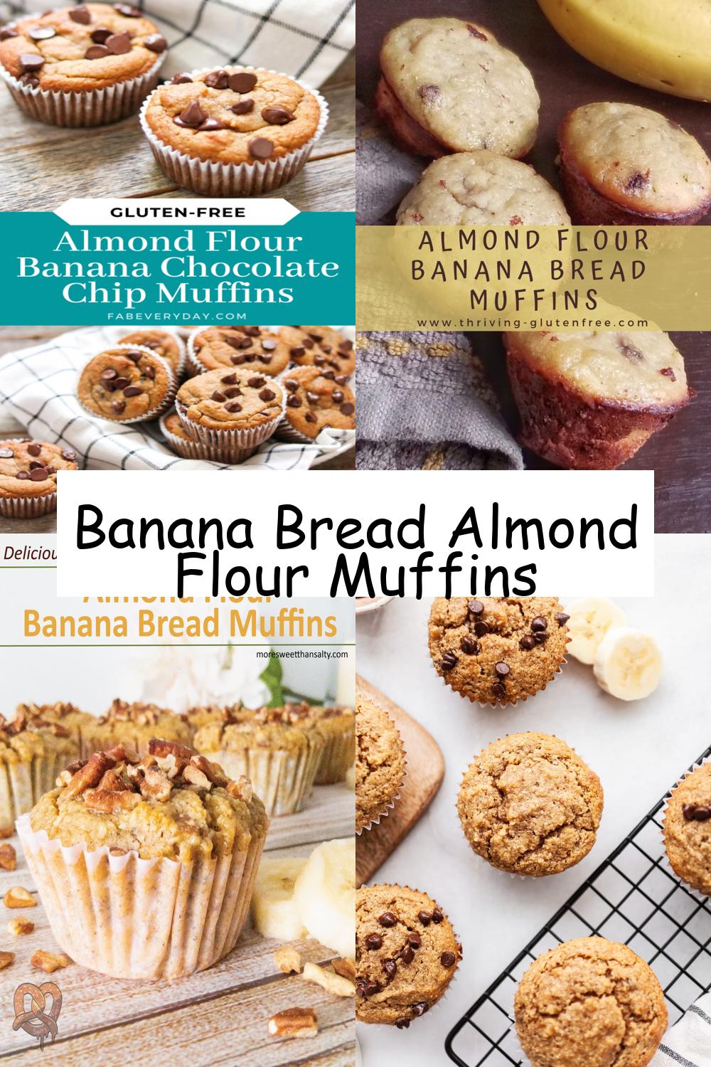 Banana Bread Almond Flour Muffins