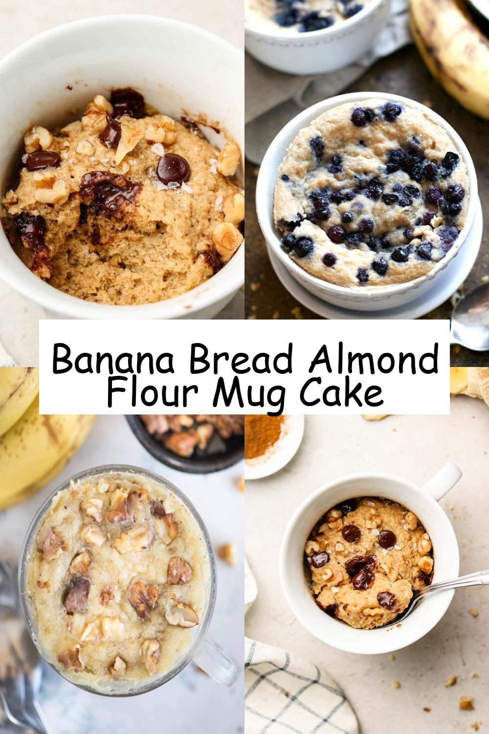 Banana Bread Almond Flour Mug Cake