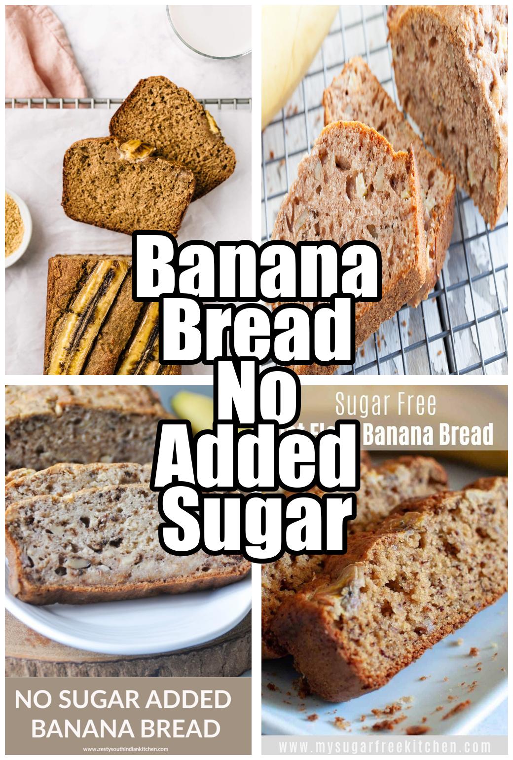 Banana Bread No Added Sugar