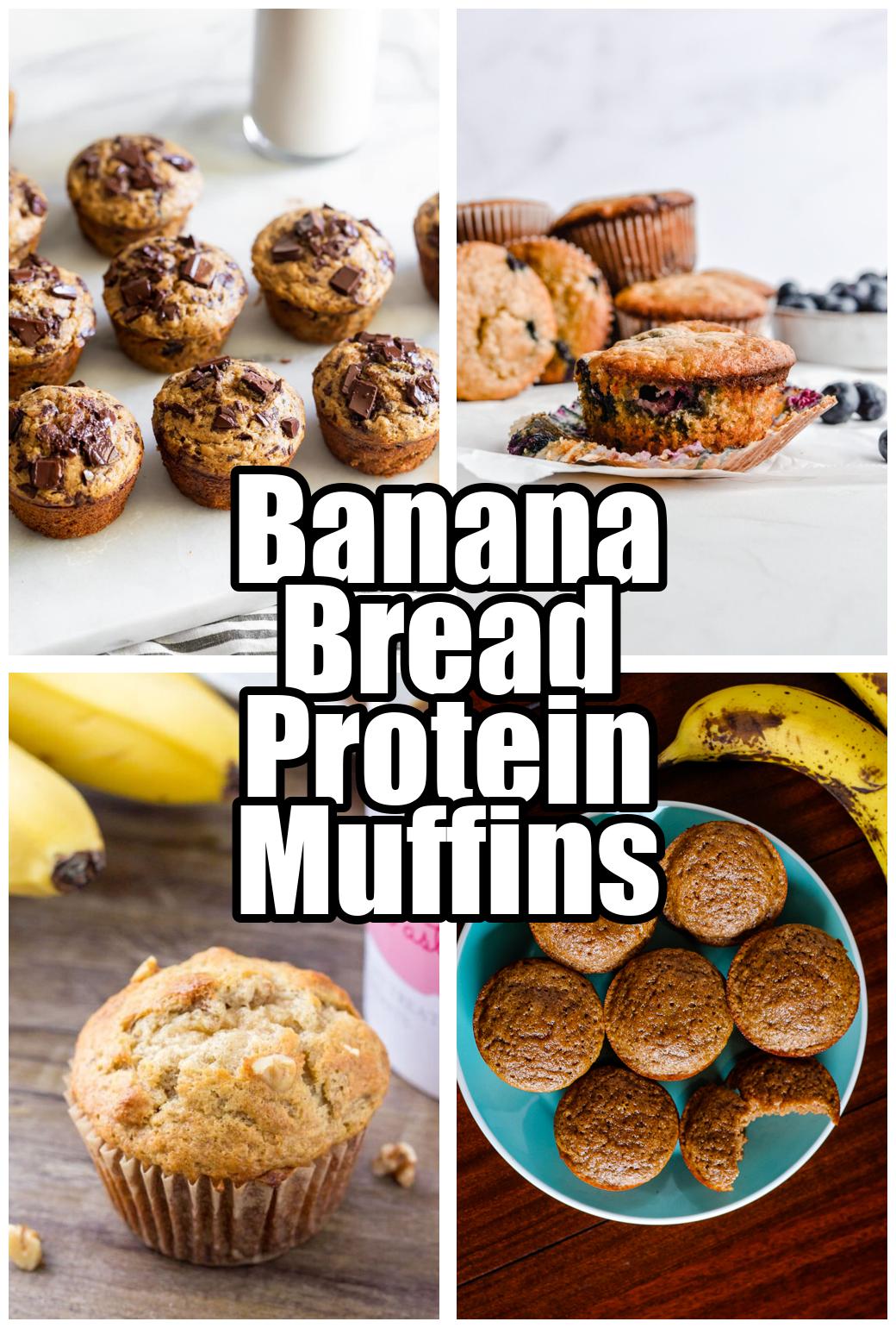 Banana Bread Protein Muffins