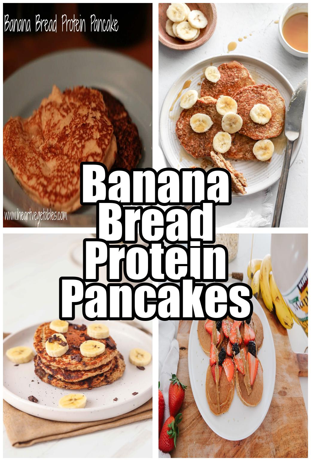 Banana Bread Protein Pancakes