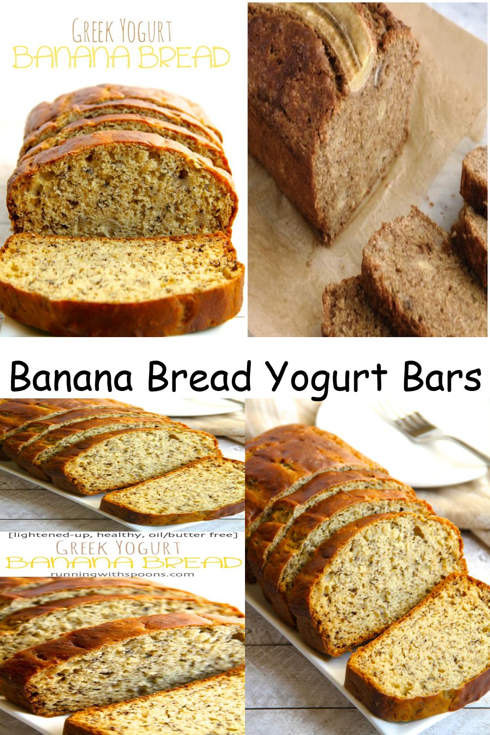 Banana Bread Yogurt Bars