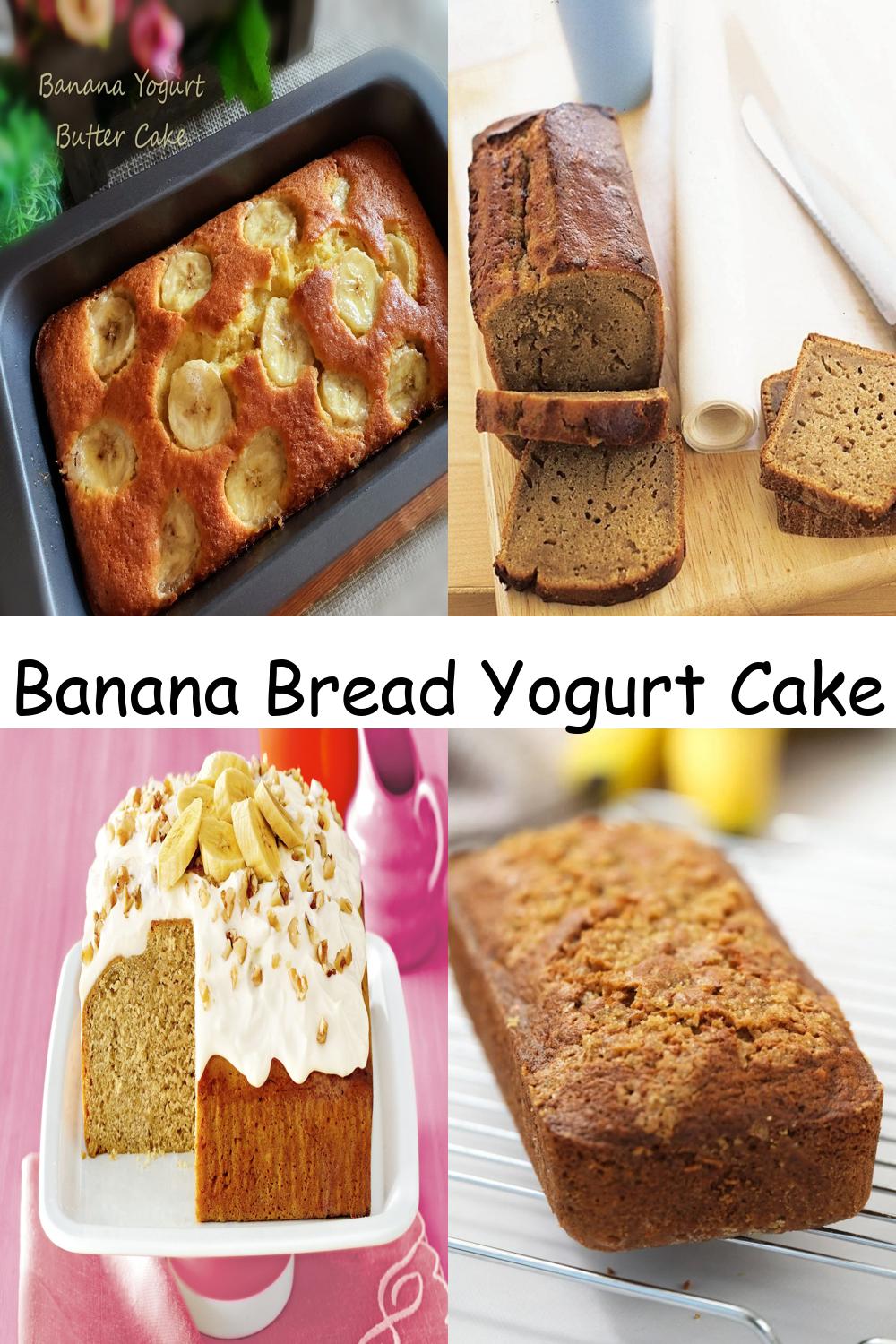 Banana Bread Yogurt Cake