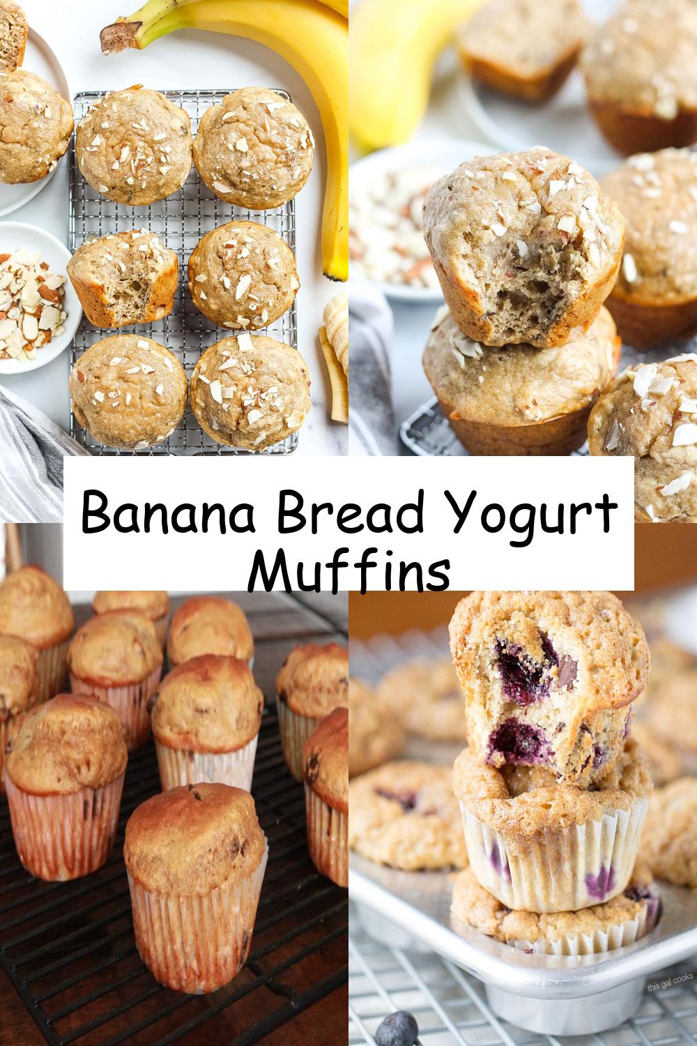 Banana Bread Yogurt Muffins