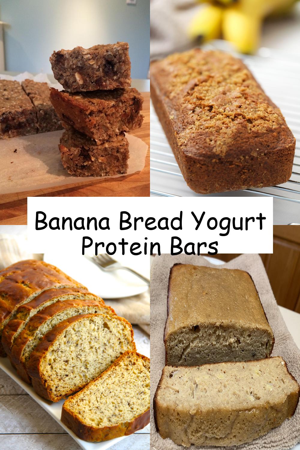 Banana Bread Yogurt Protein Bars