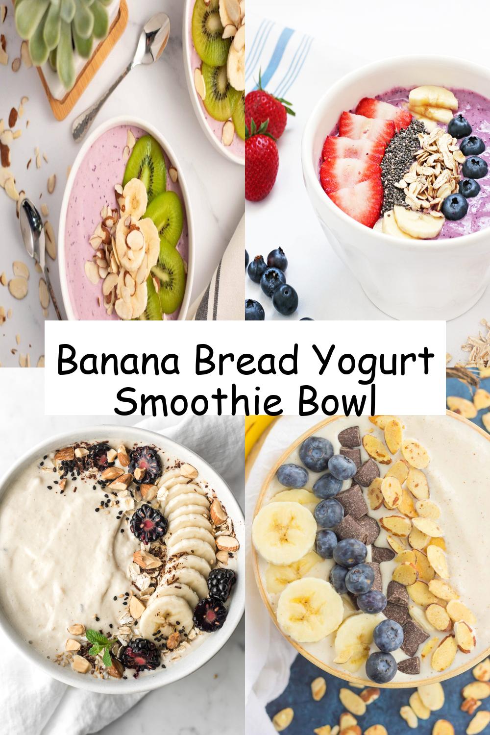 Banana Bread Yogurt Smoothie Bowl