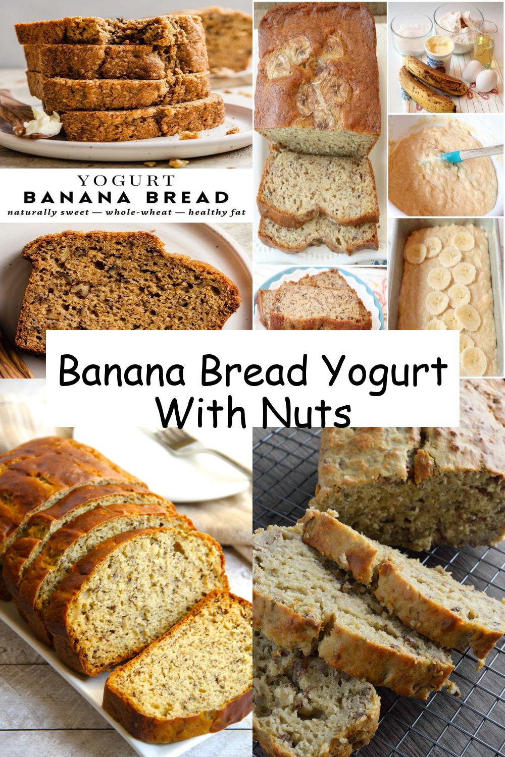 Banana Bread Yogurt With Nuts