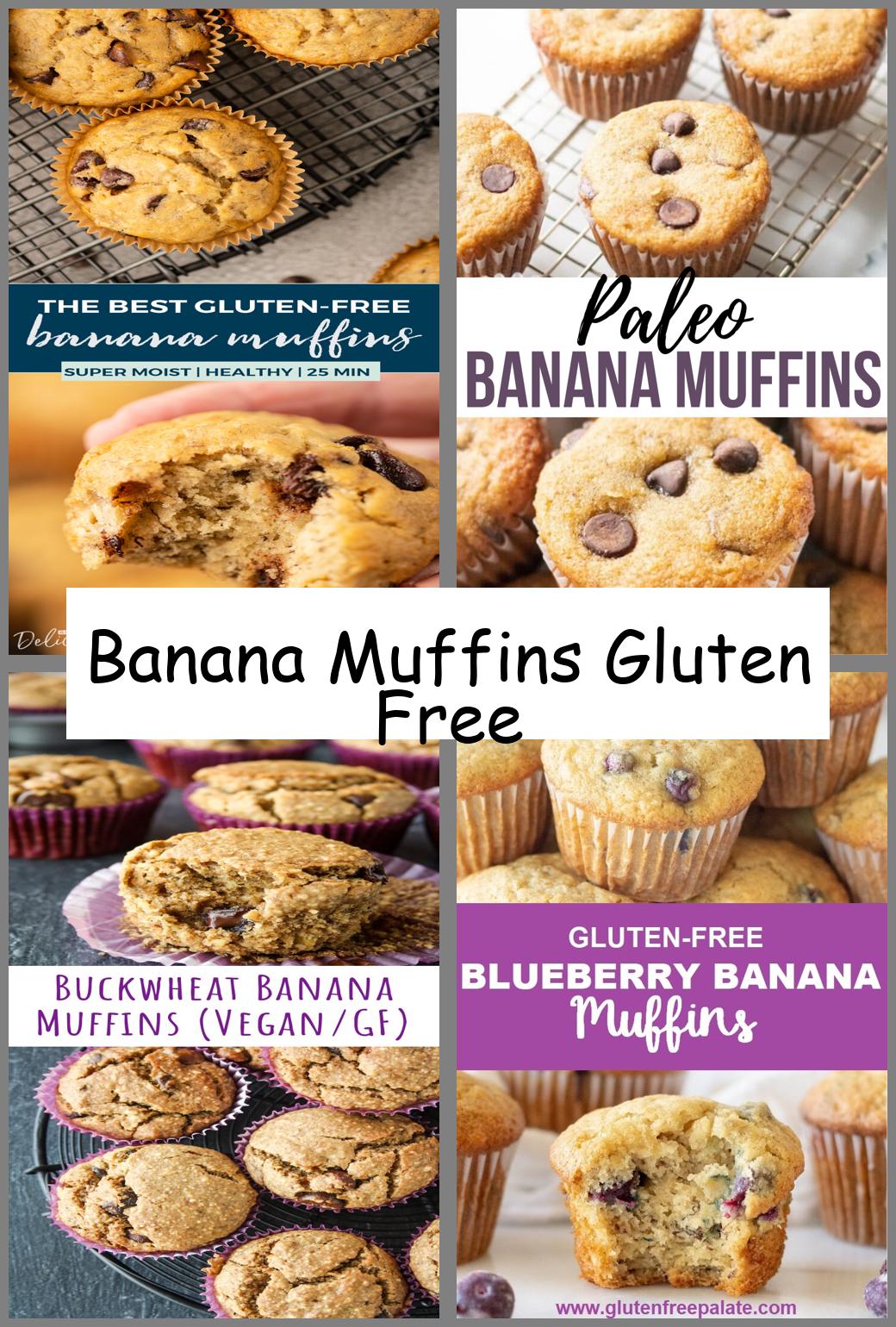 Banana Muffins Gluten Free