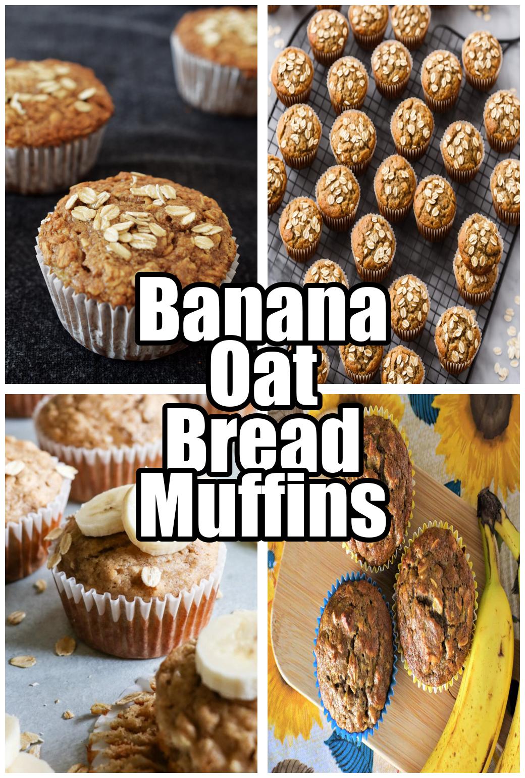 Banana Oat Bread Muffins