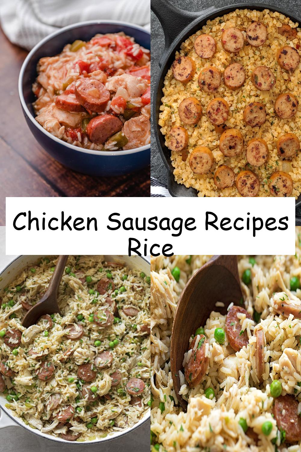 Chicken Sausage Recipes Rice