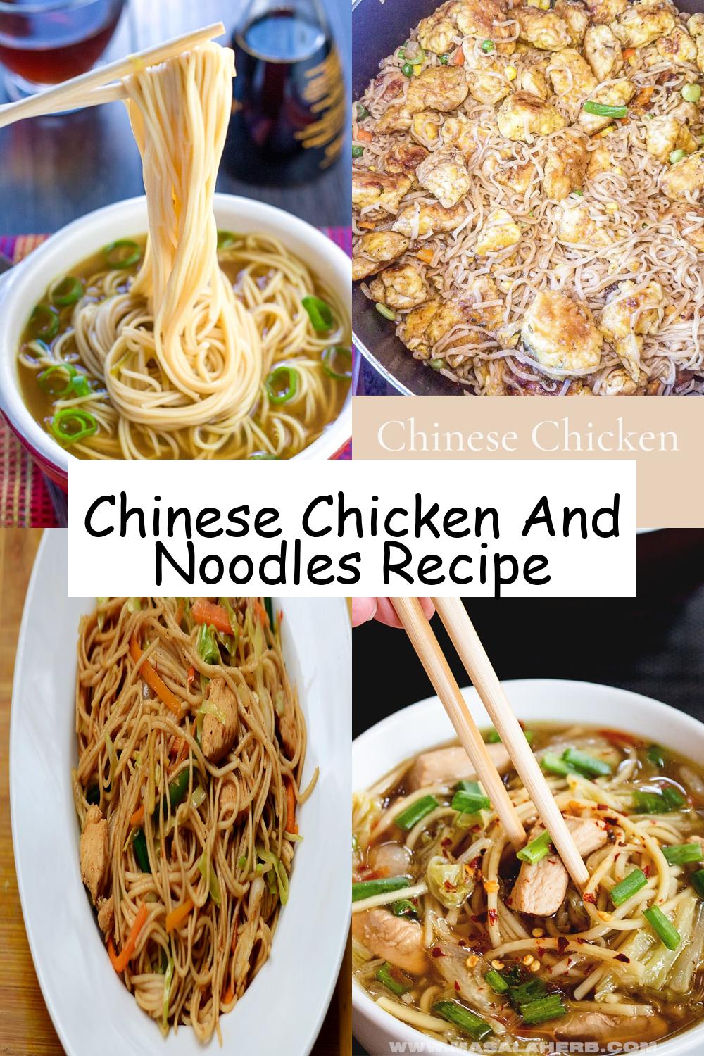 Chinese Chicken And Noodles Recipe