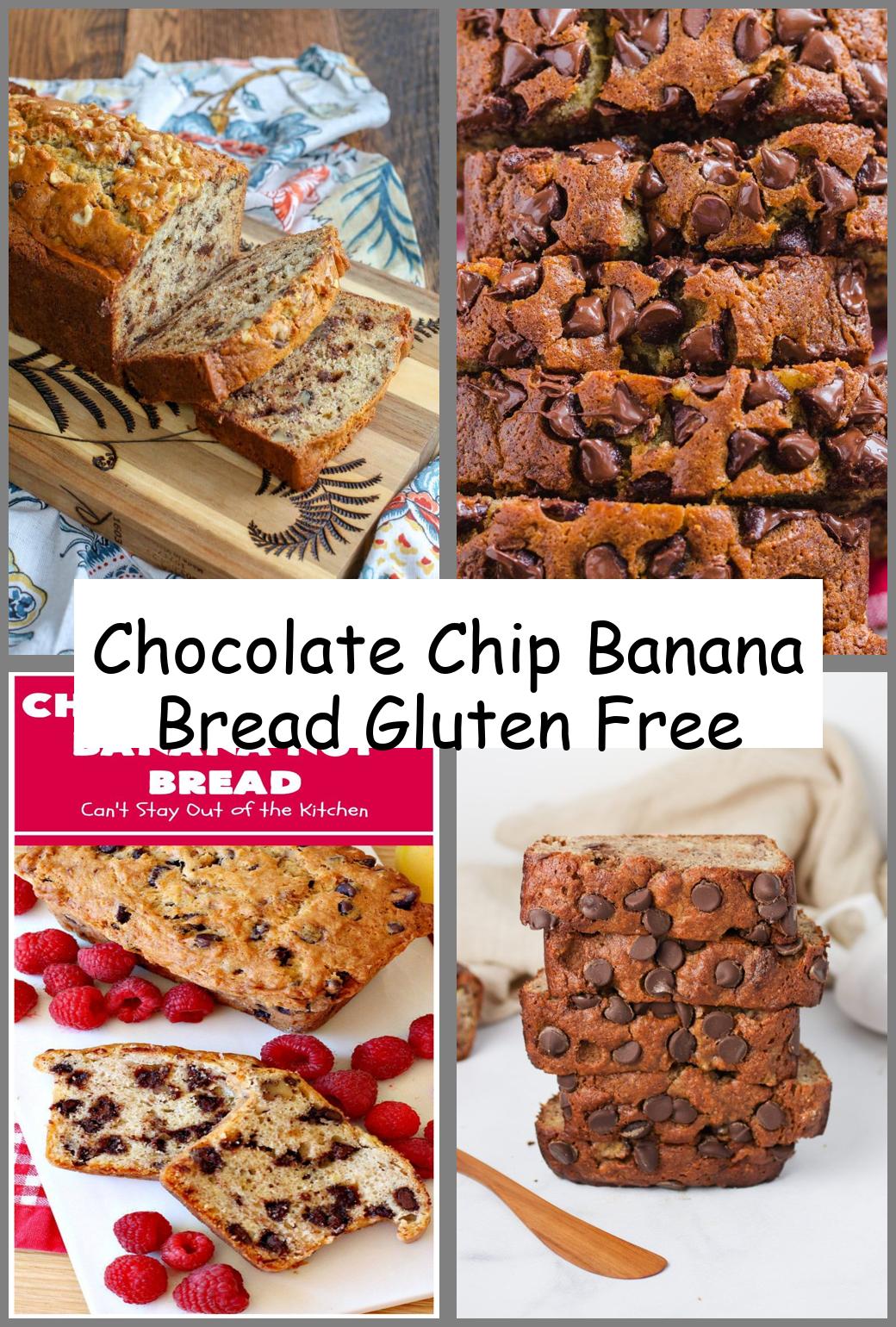 Chocolate Chip Banana Bread Gluten Free