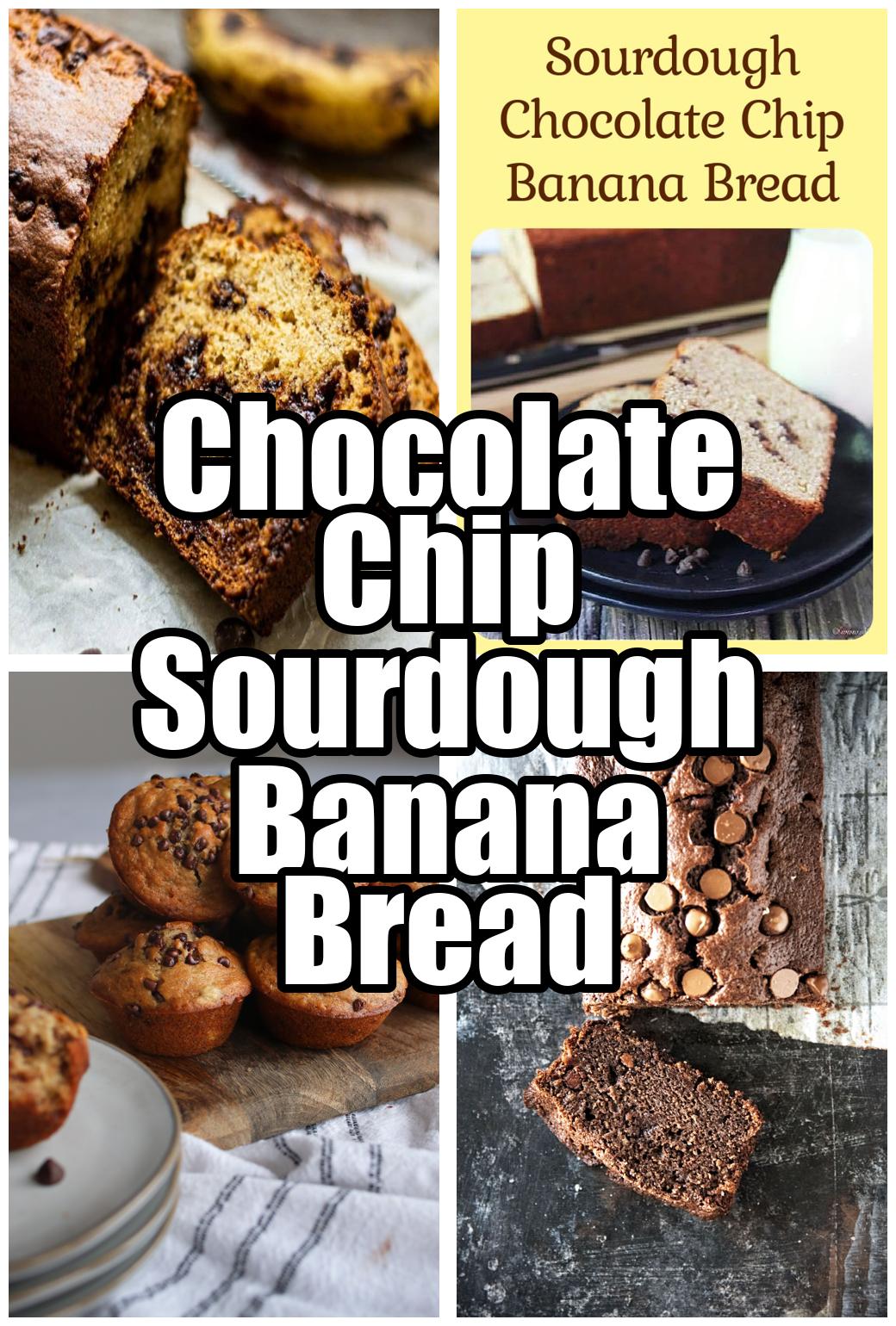 Chocolate Chip Sourdough Banana Bread