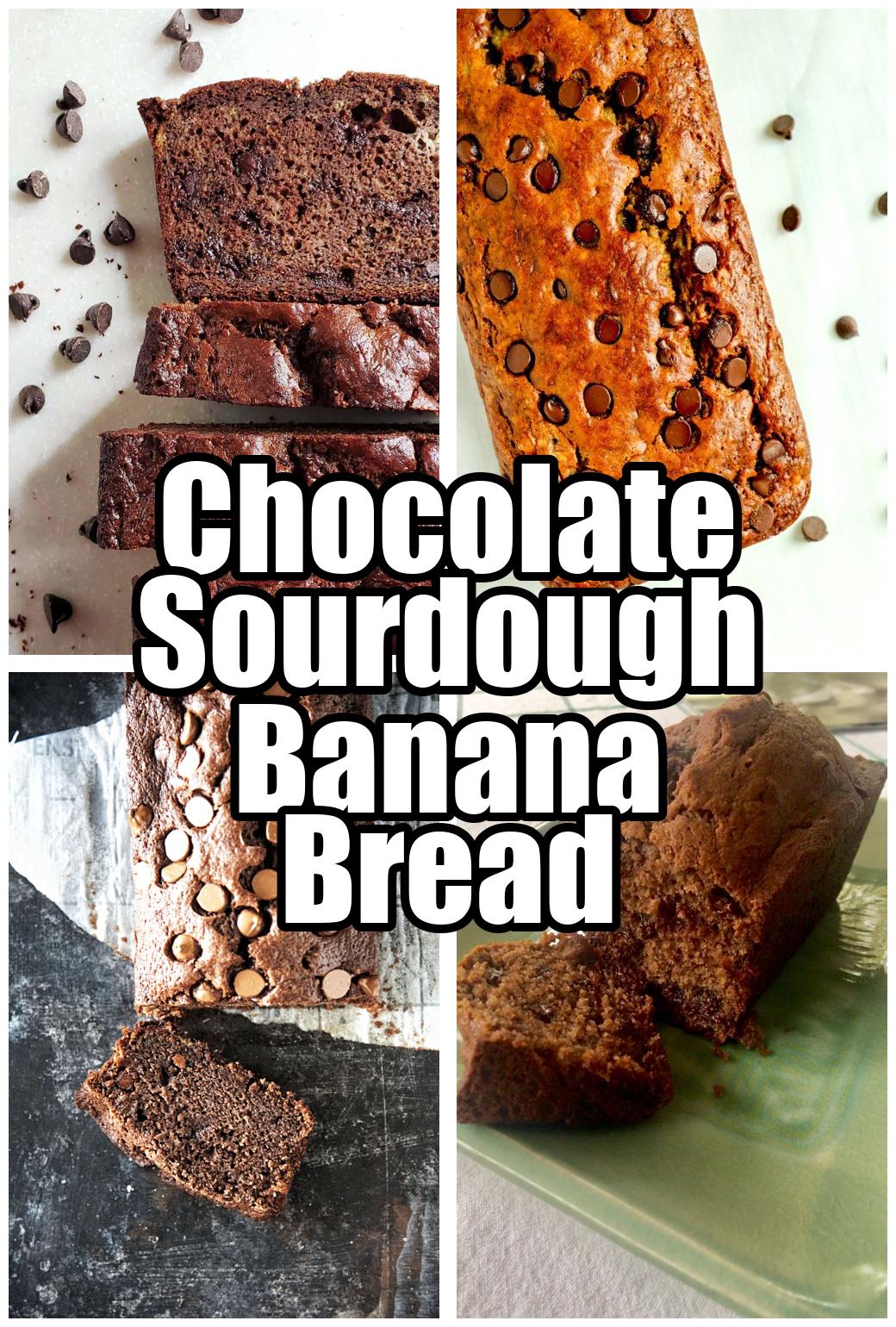 Chocolate Sourdough Banana Bread