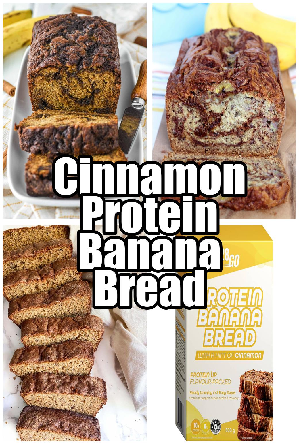 Cinnamon Protein Banana Bread