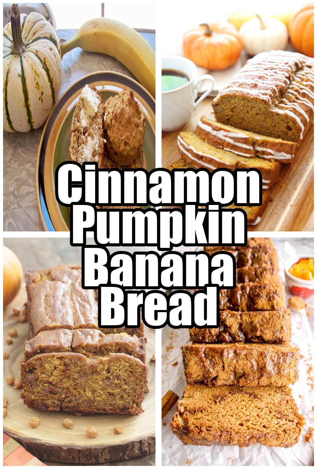 Cinnamon Pumpkin Banana Bread