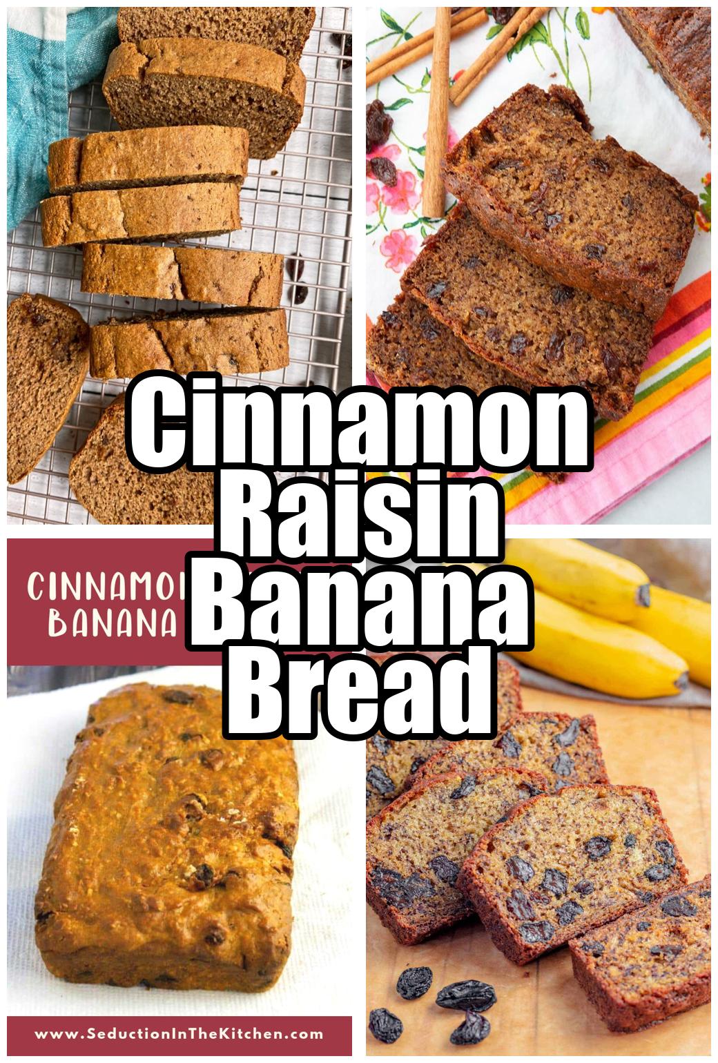 Cinnamon Raisin Banana Bread