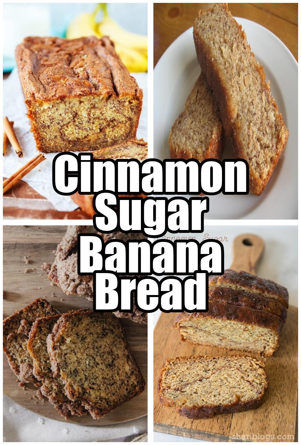 Cinnamon Sugar Banana Bread