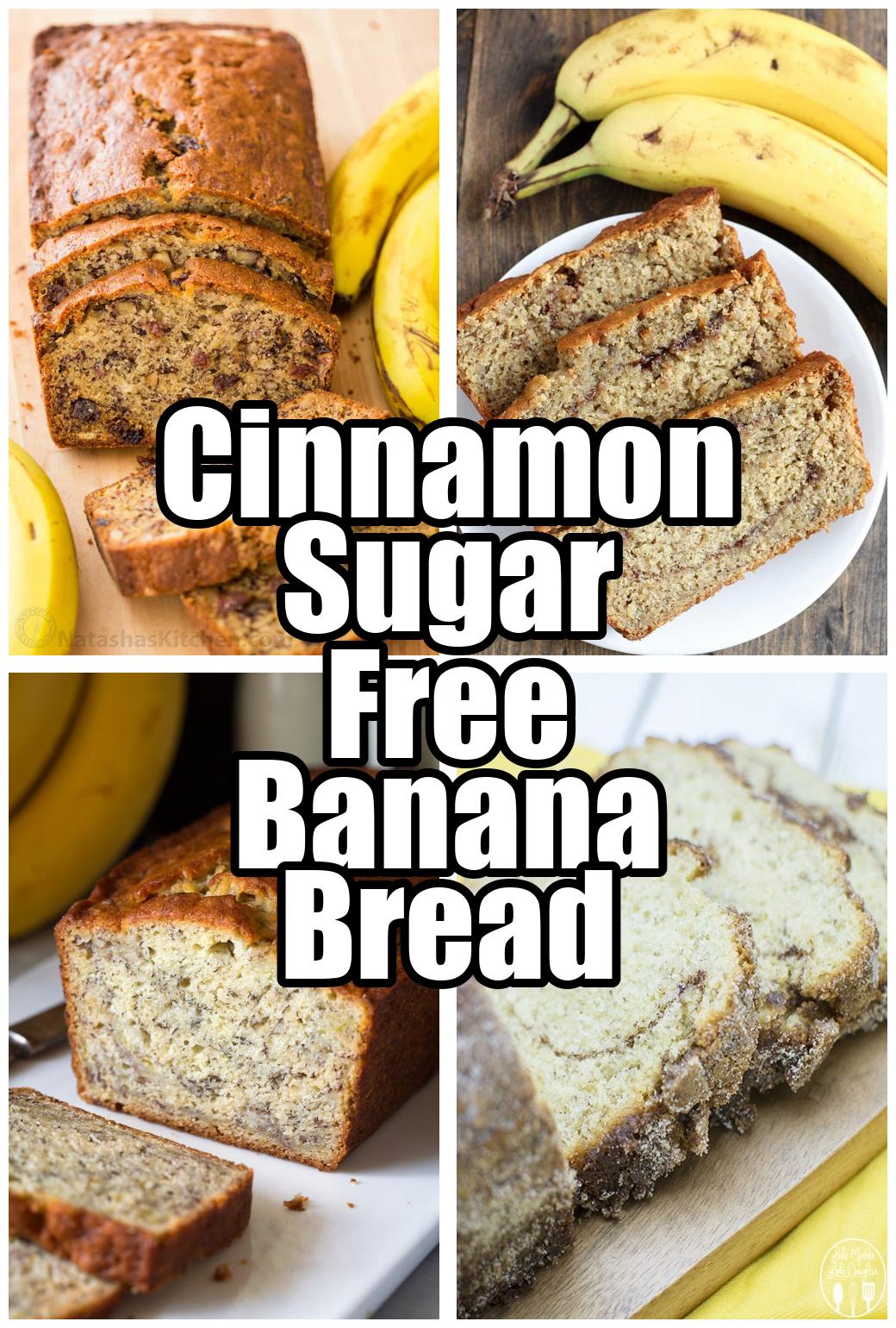 Cinnamon Sugar Free Banana Bread