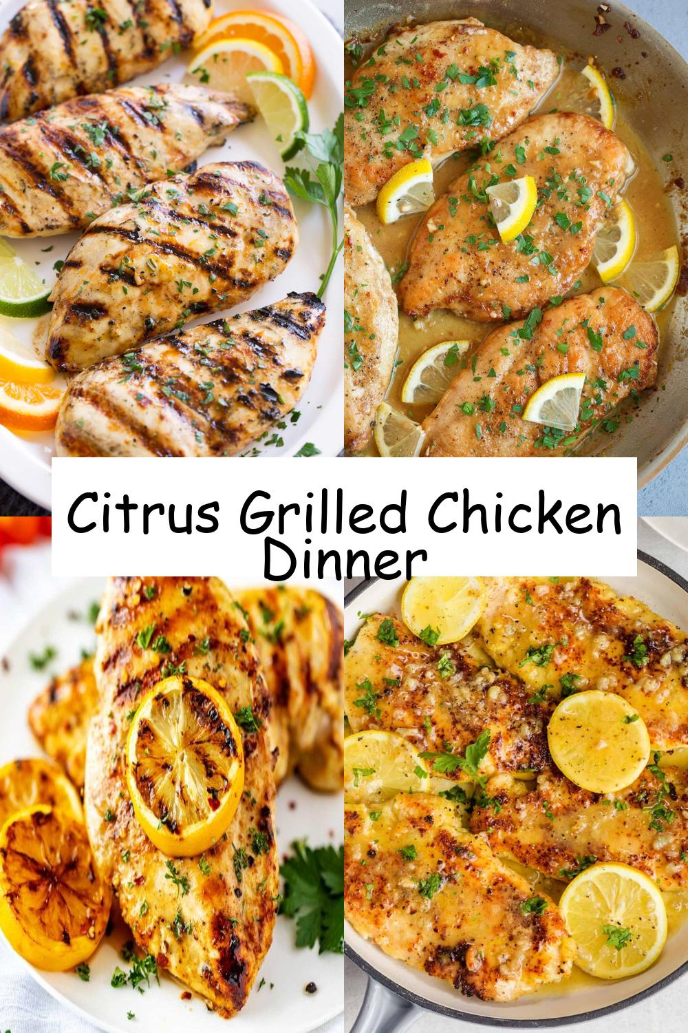 Citrus Grilled Chicken Dinner