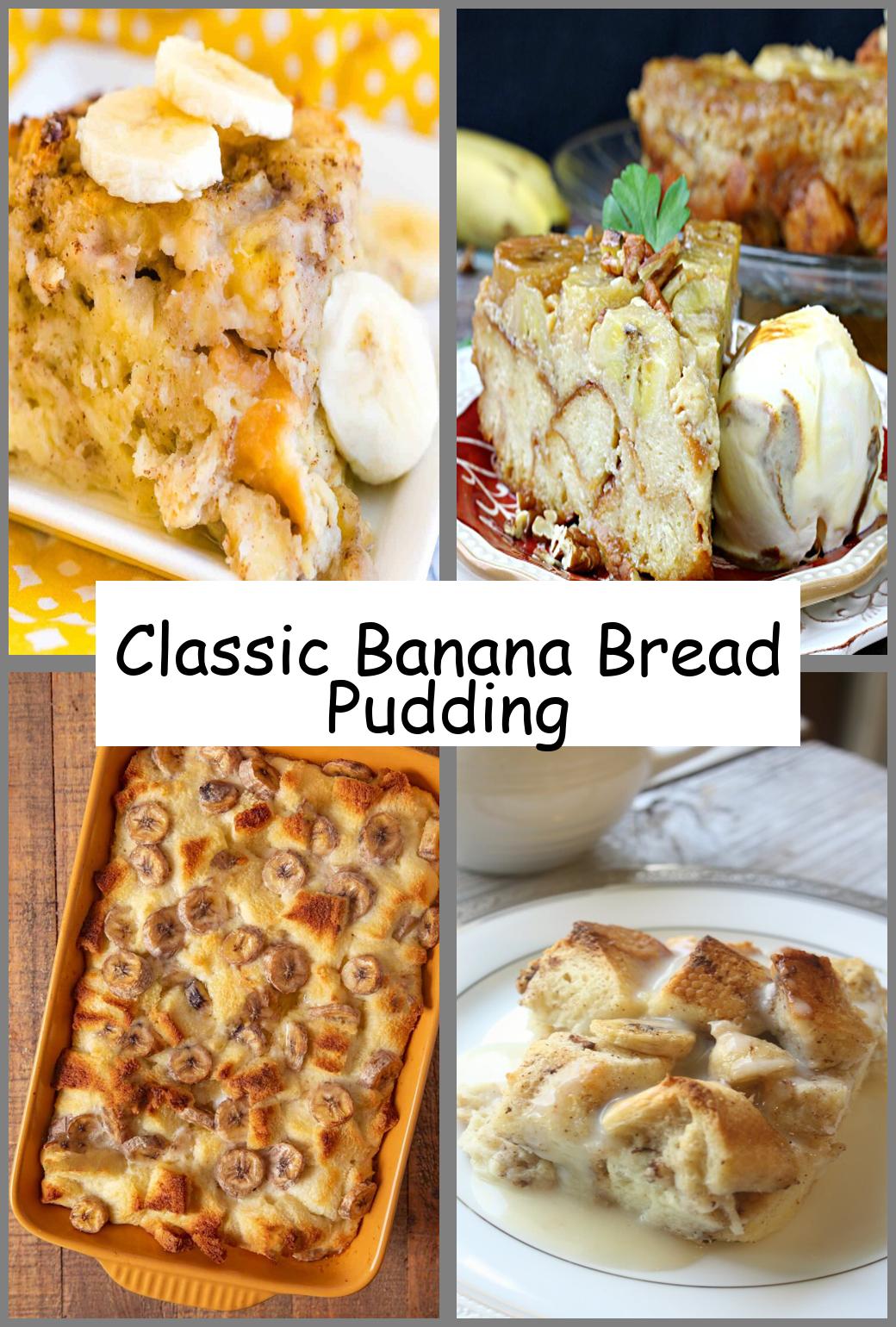 Classic Banana Bread Pudding