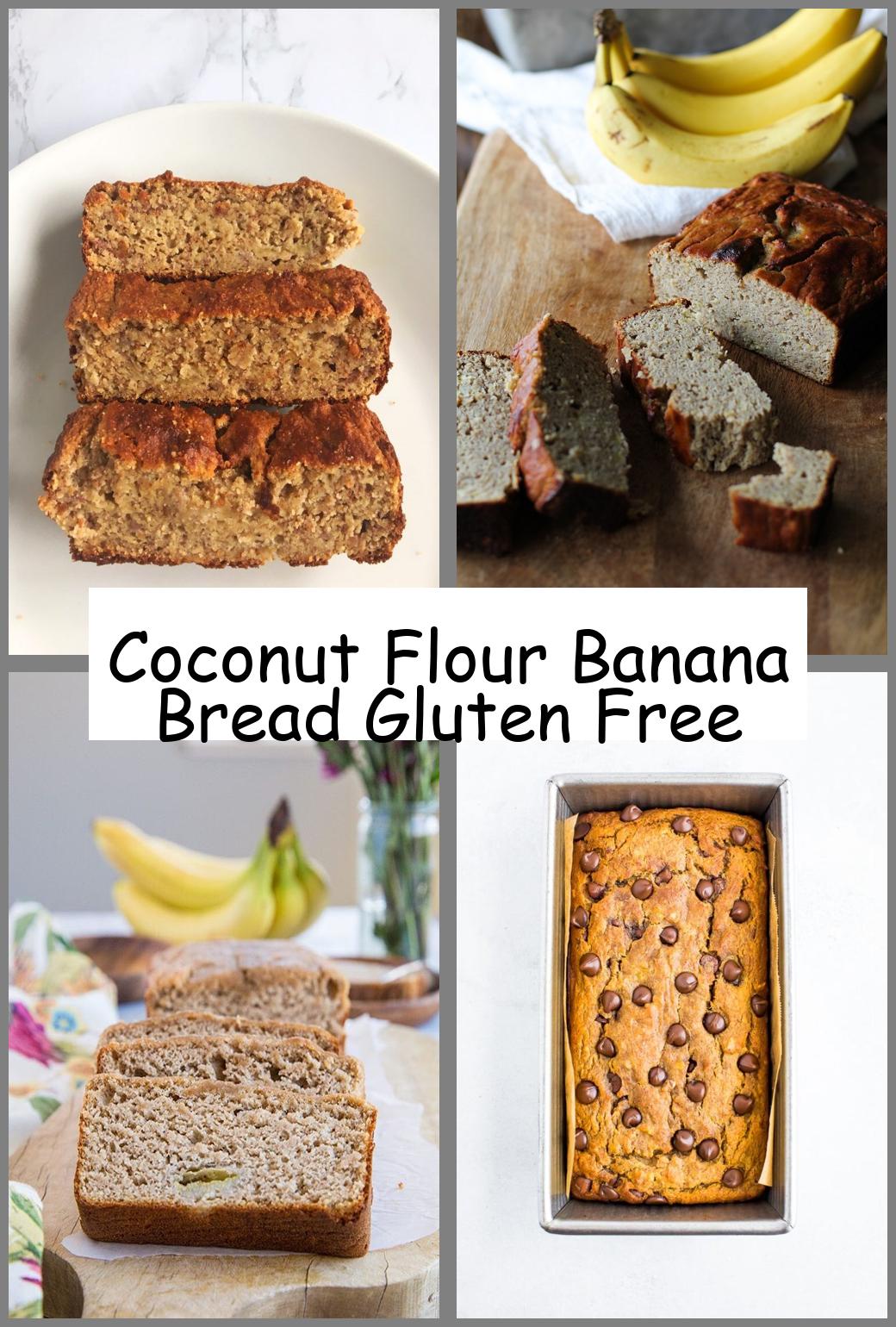 Coconut Flour Banana Bread Gluten Free