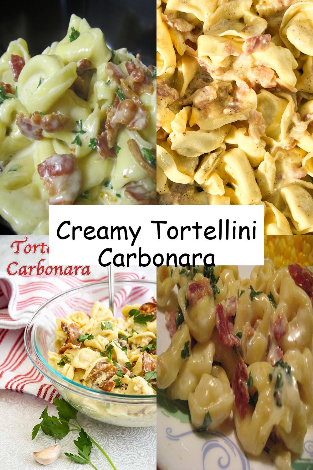 Creamy Tortellini Carbonara