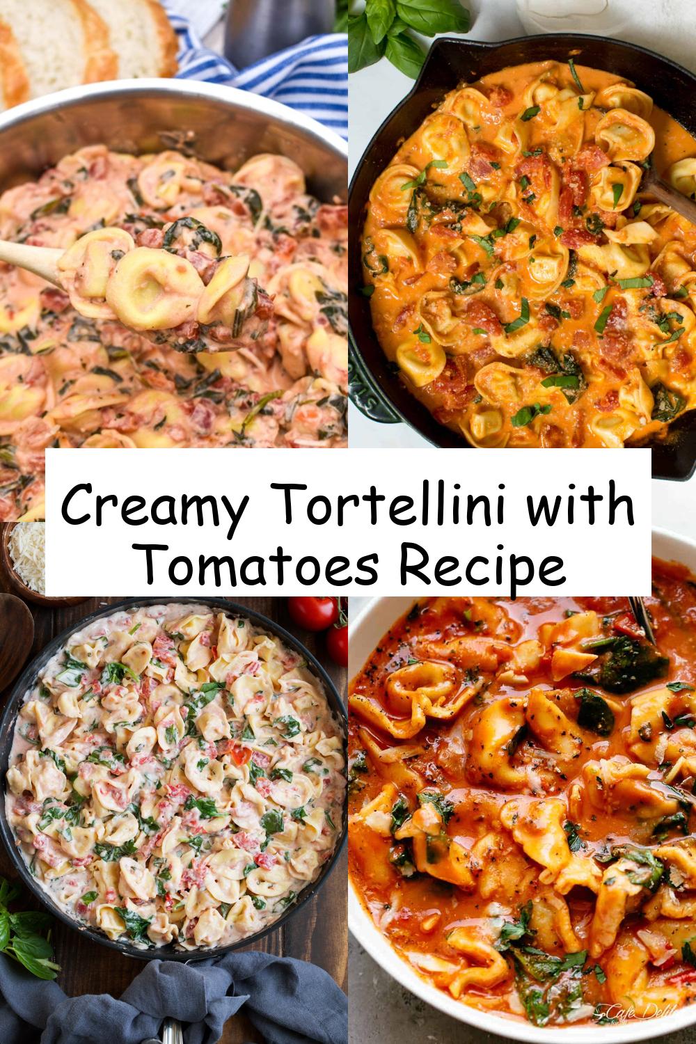 Creamy Tortellini with Tomatoes Recipe