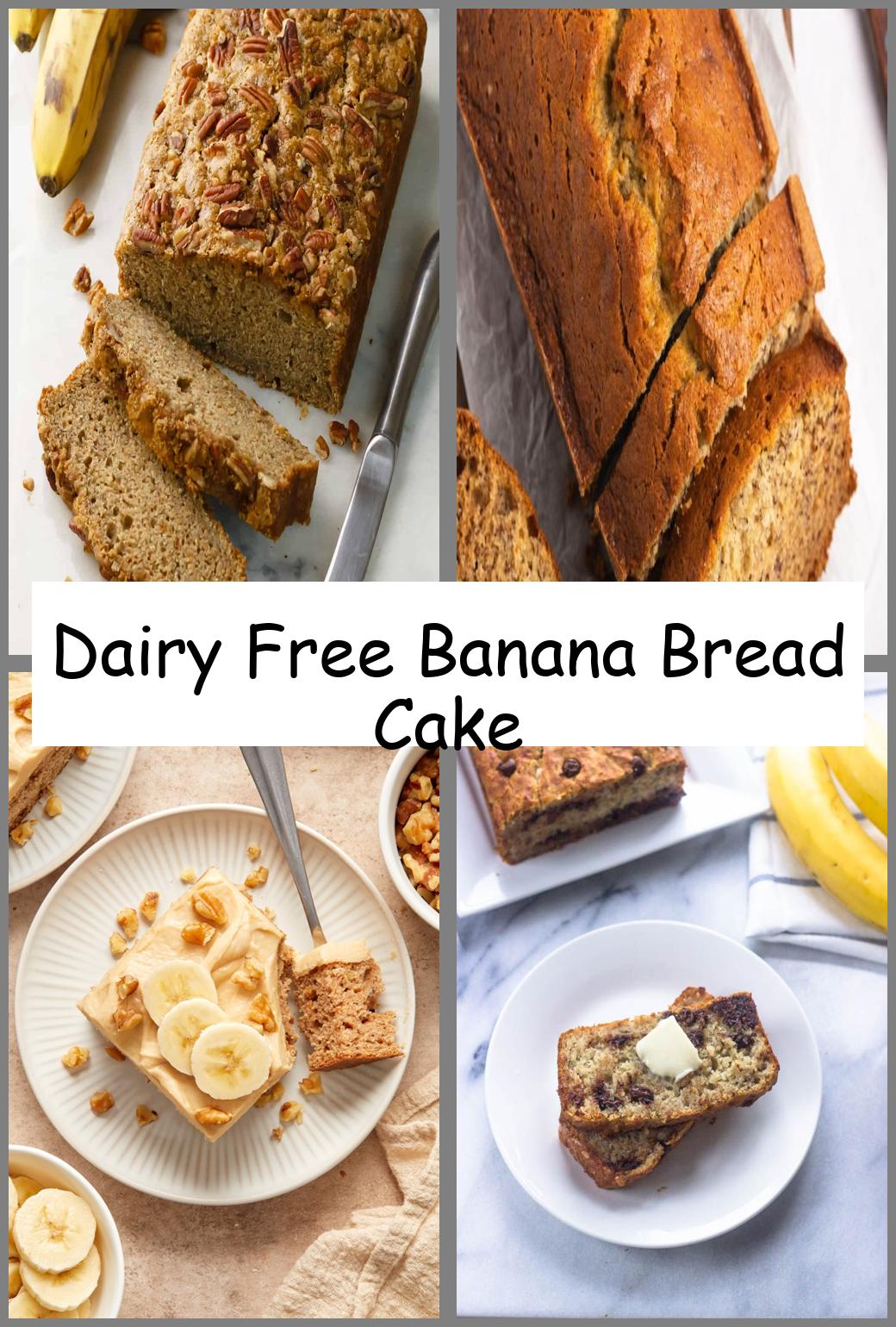 Dairy Free Banana Bread Cake