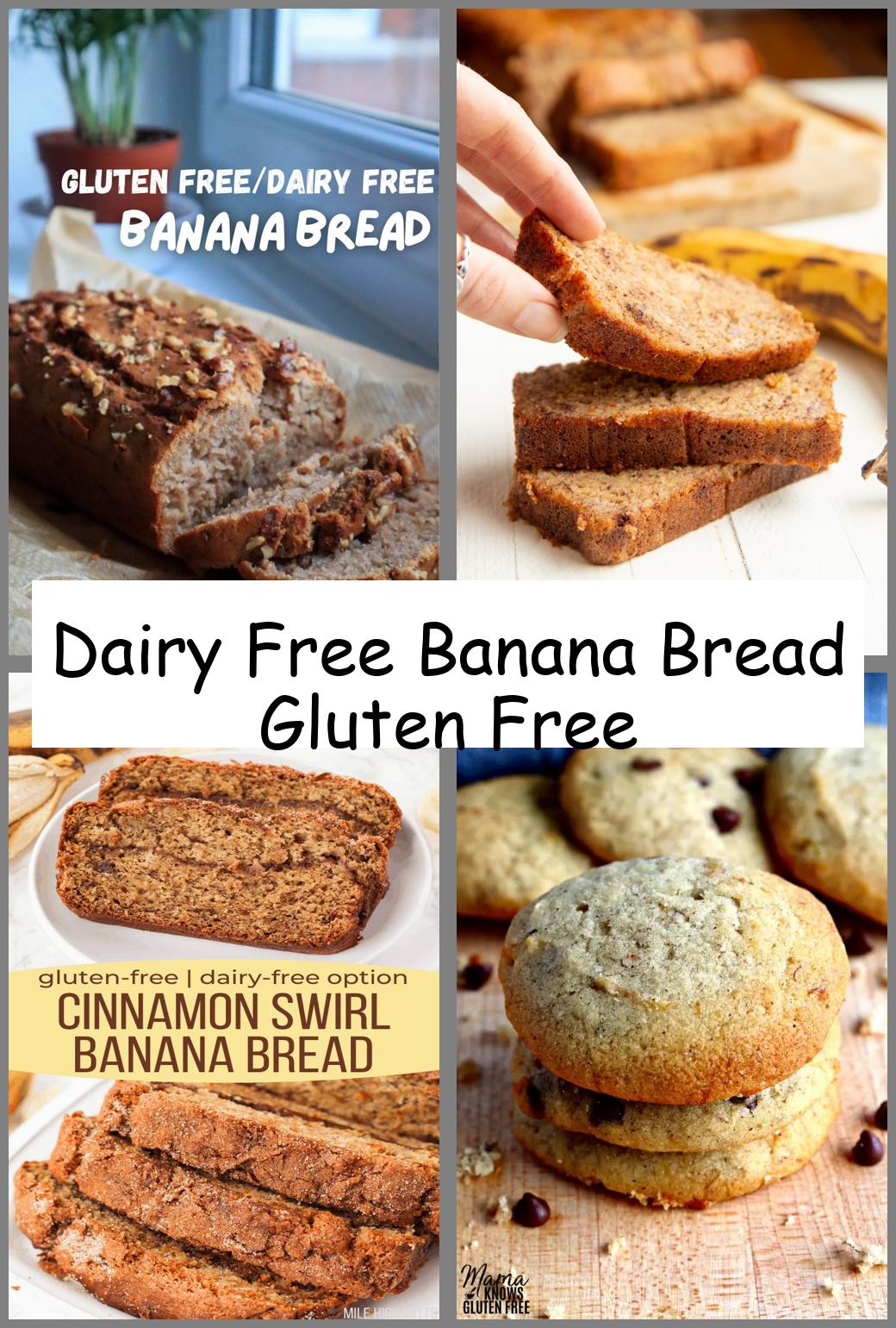 Dairy Free Banana Bread Gluten Free