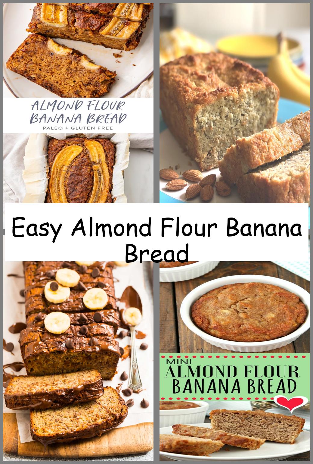 Easy Almond Flour Banana Bread