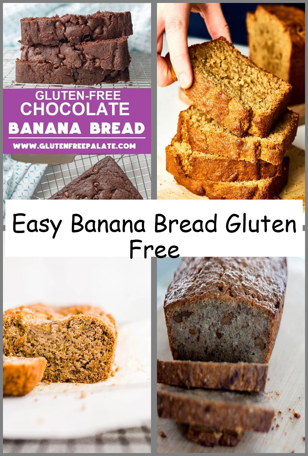 Easy Banana Bread Gluten Free