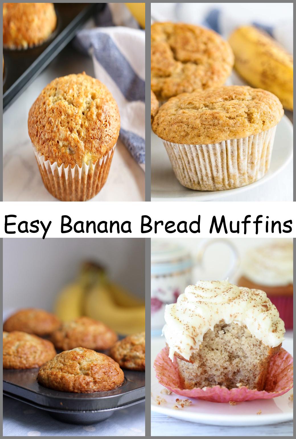 Easy Banana Bread Muffins