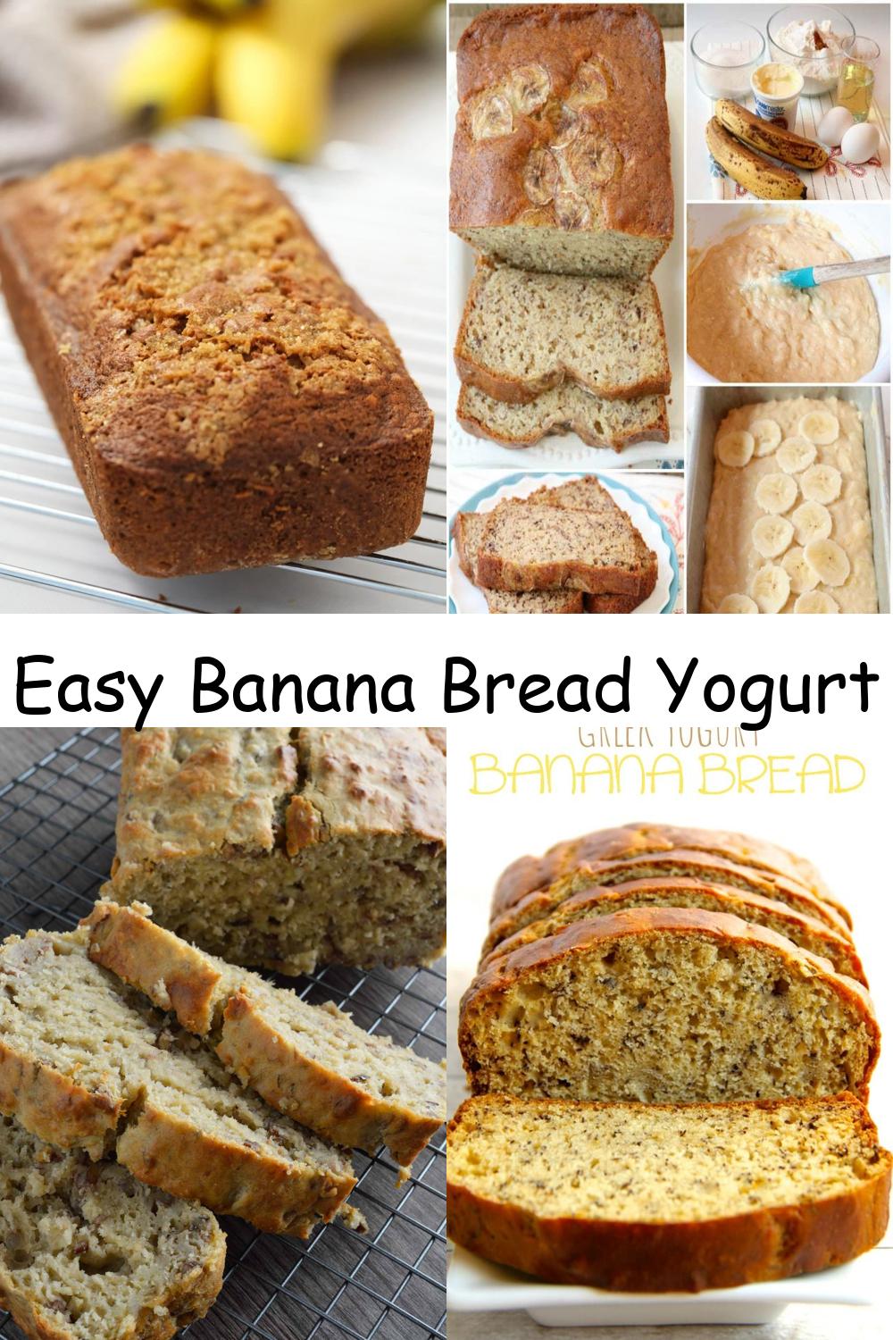 Easy Banana Bread Yogurt