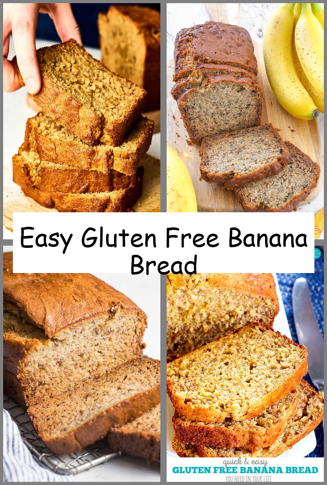 Easy Gluten Free Banana Bread