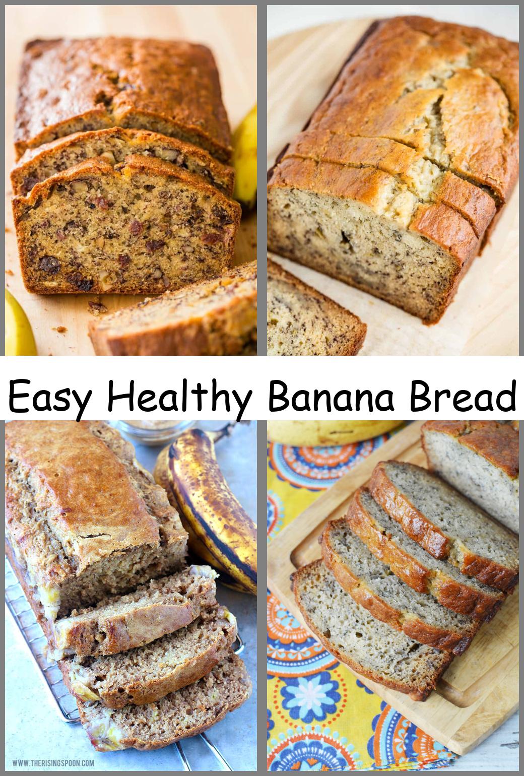 Easy Healthy Banana Bread