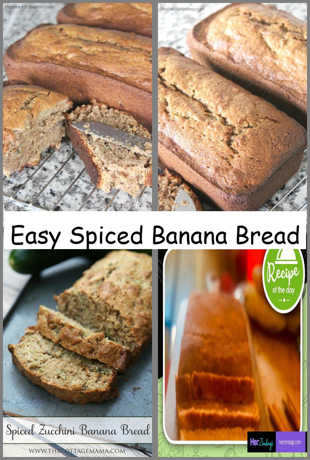 Easy Spiced Banana Bread