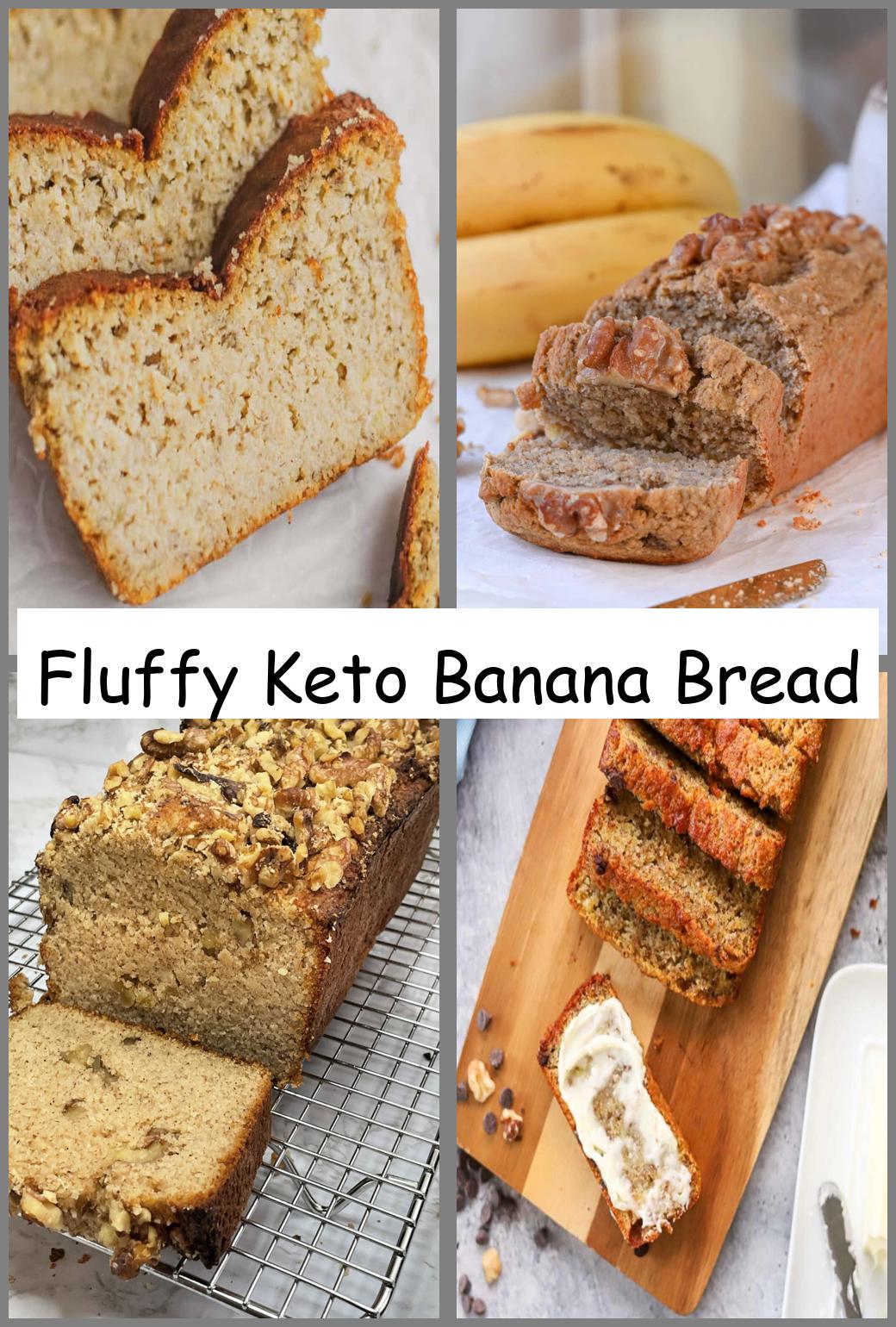 Fluffy Keto Banana Bread