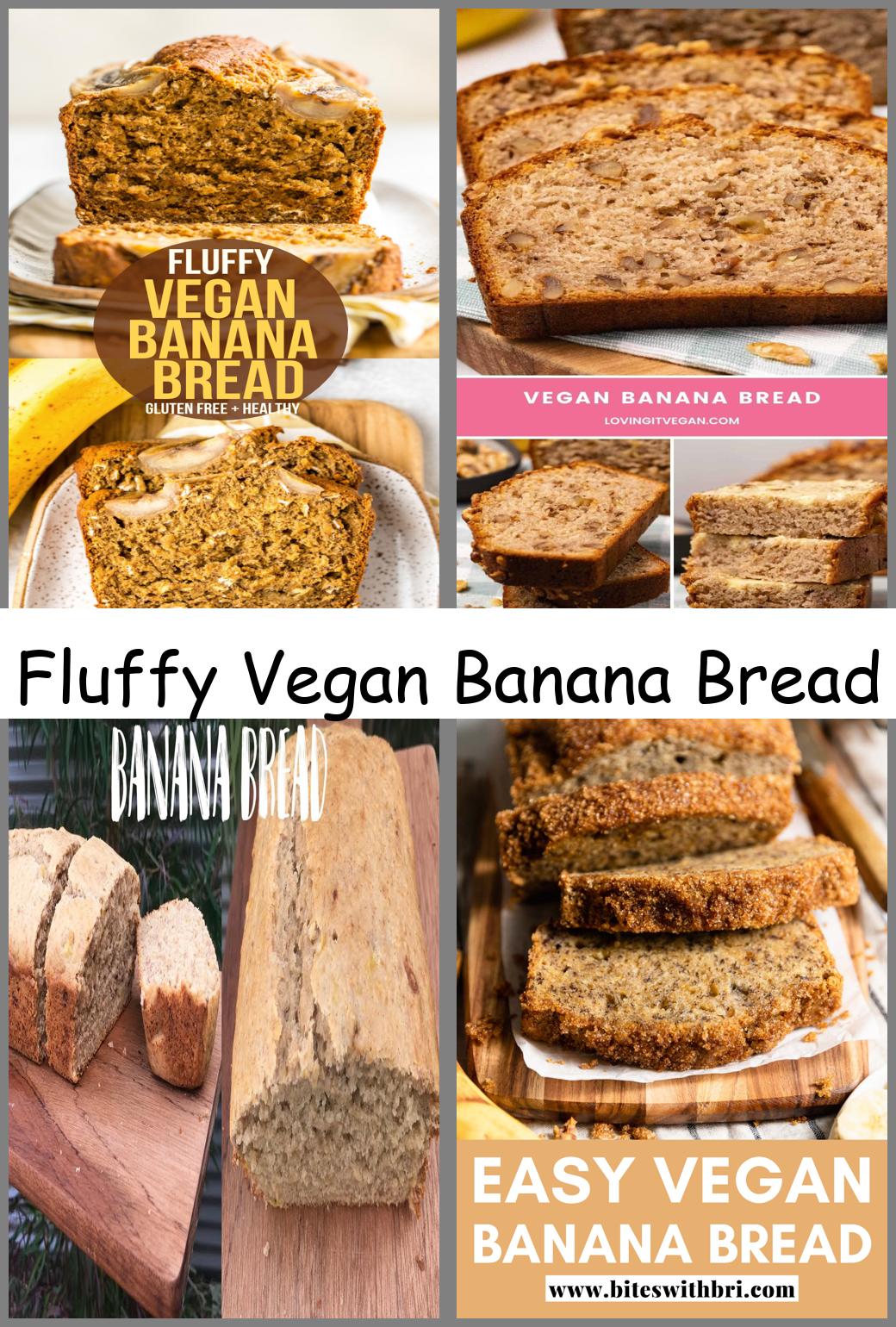 Fluffy Vegan Banana Bread