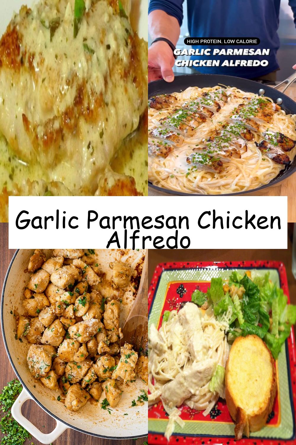 Garlic Parmesan Chicken Alfredo