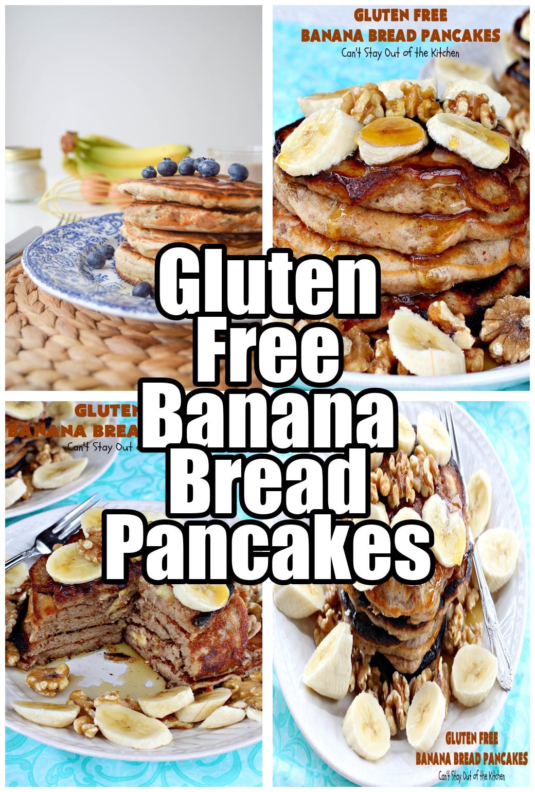 Gluten Free Banana Bread Pancakes