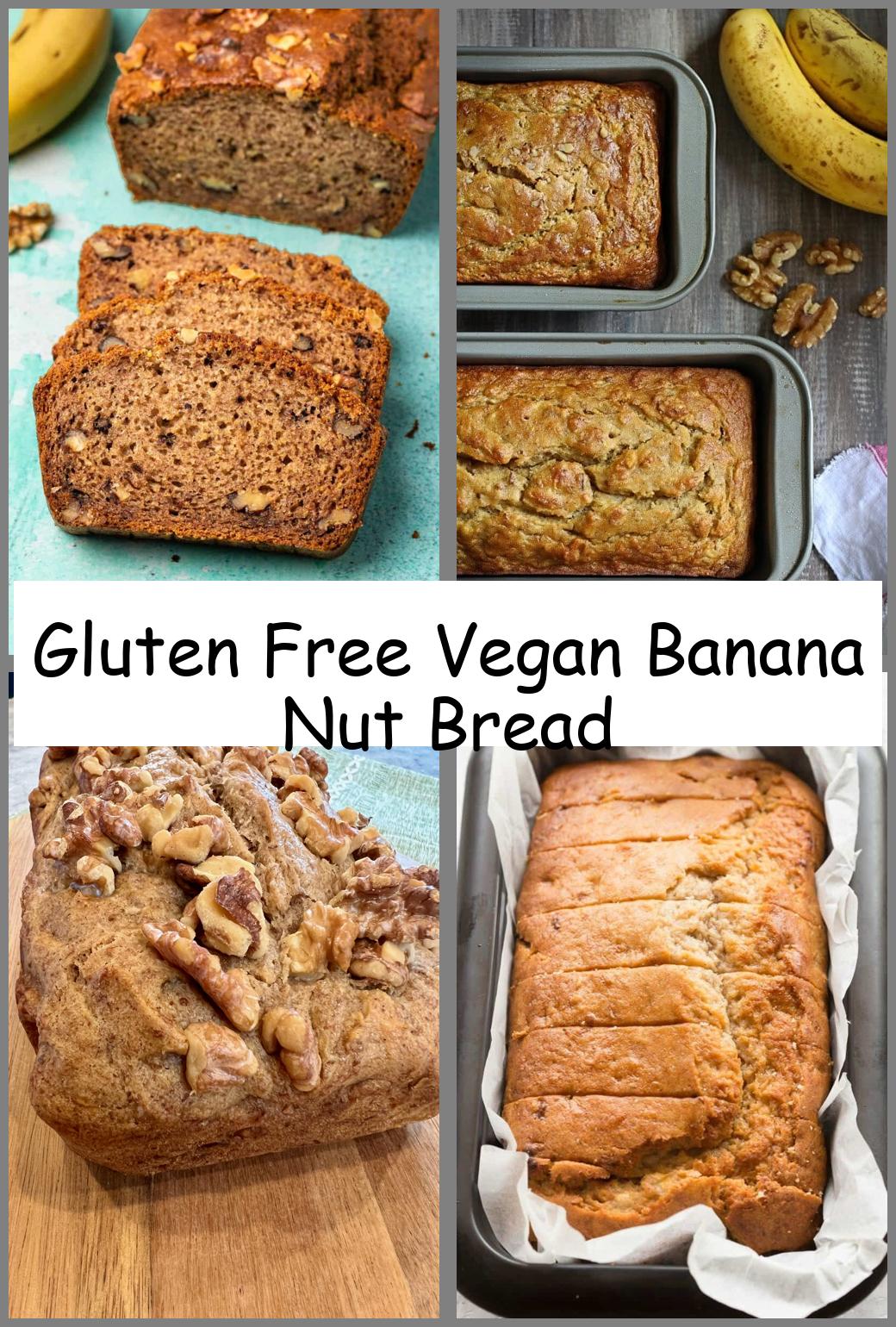 Gluten Free Vegan Banana Nut Bread