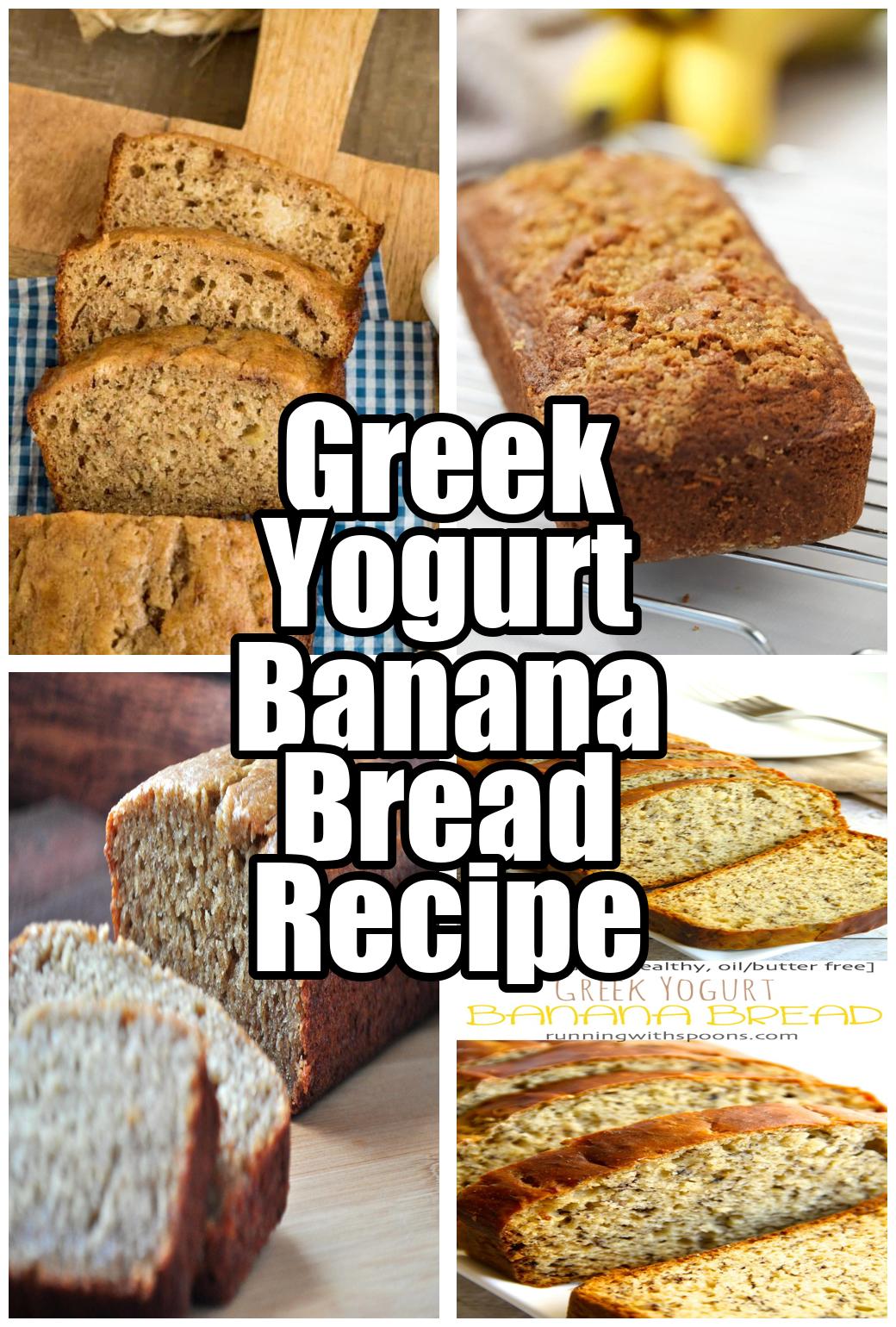 Greek Yogurt Banana Bread Recipe