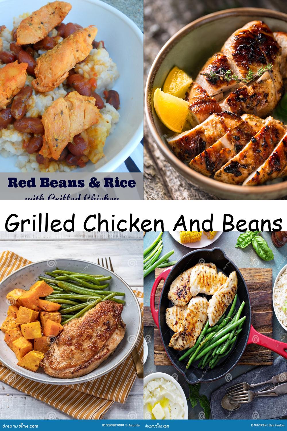 Grilled Chicken And Beans