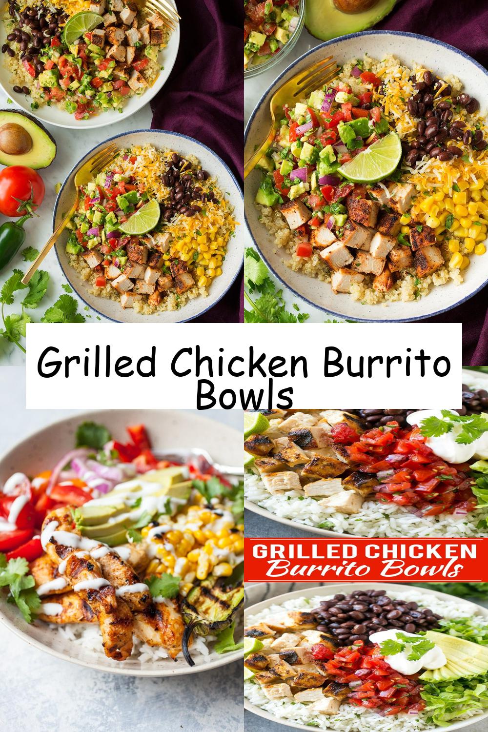 Grilled Chicken Burrito Bowls