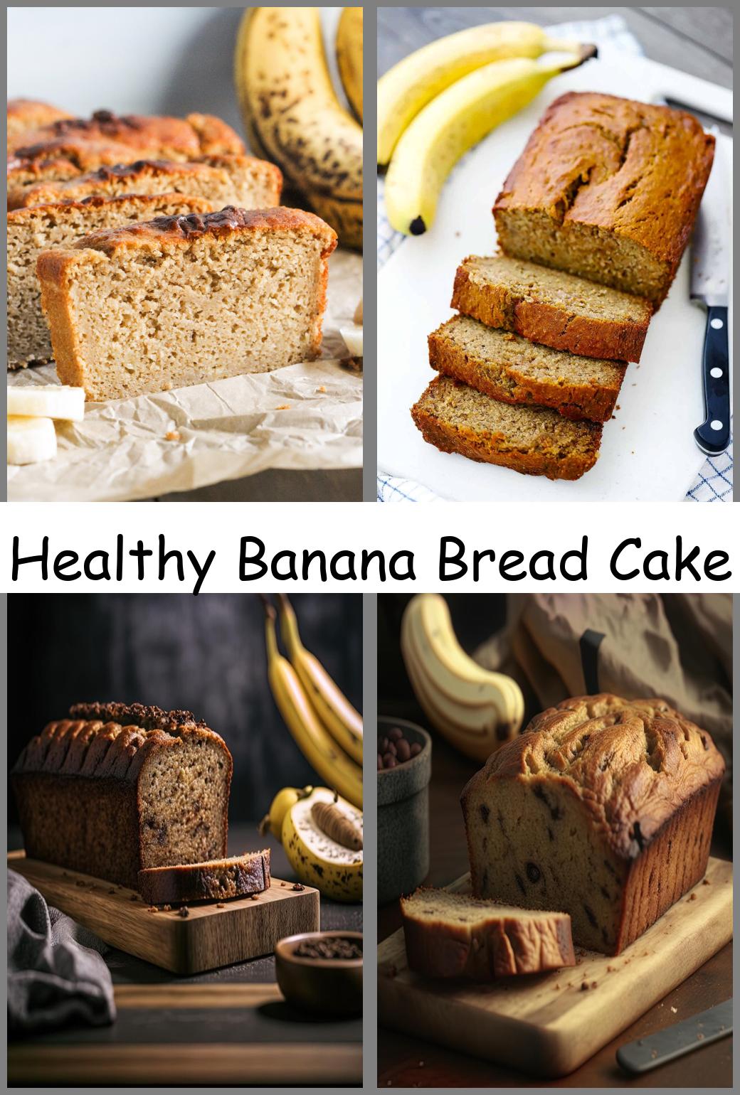 Healthy Banana Bread Cake